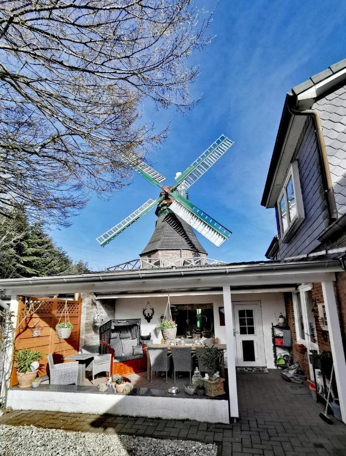 Ferienwohnung an der Barlter Mühle 1.OG /Nähe Nordesee Exterior foto