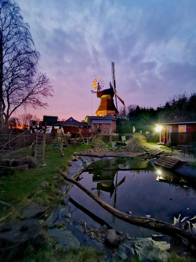 Ferienwohnung an der Barlter Mühle 1.OG /Nähe Nordesee Exterior foto